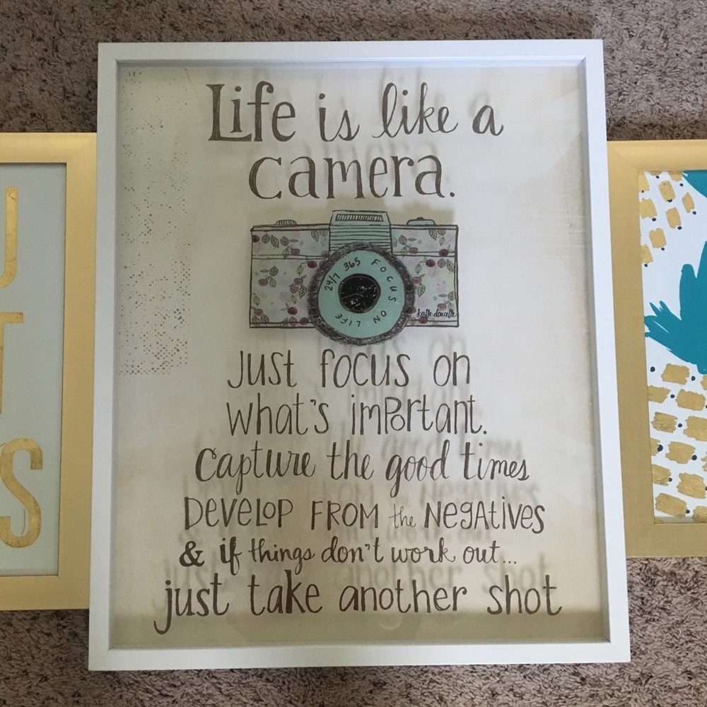 Gold Teen / Pre teen Wall / Bedroom Decor - Picture 2 of 8